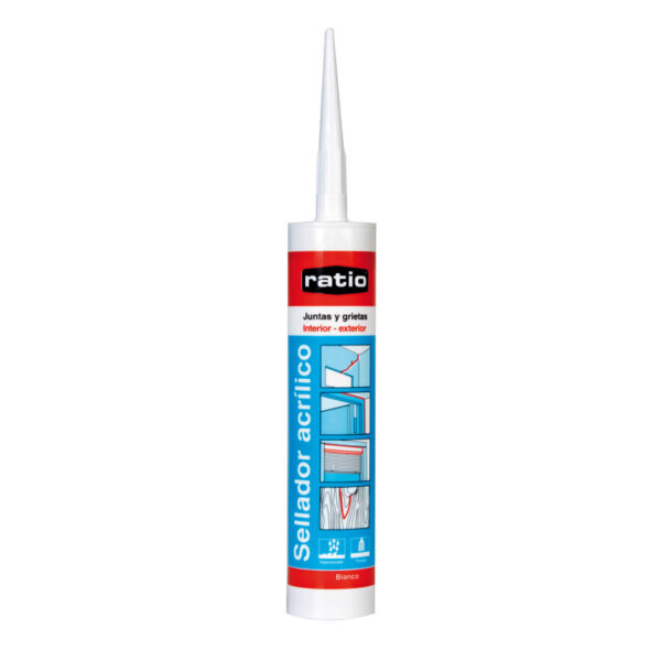 Sellador acrílico elastoplástico RATIO.