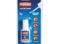Adhesivo instantáneo RATIO universal.