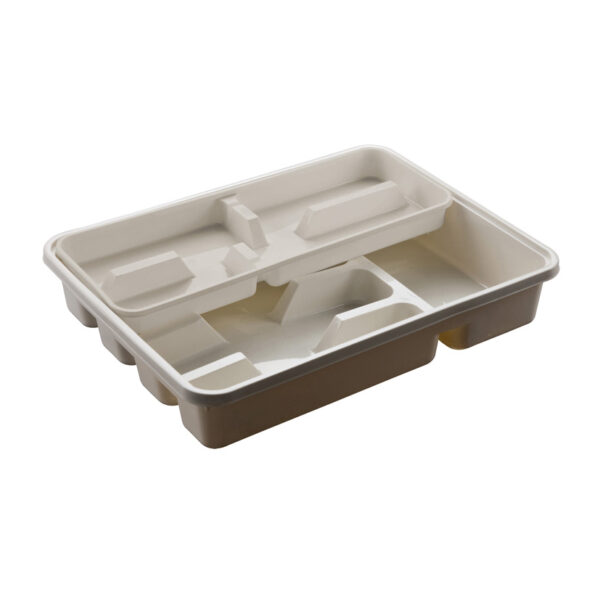 Bandeja cubiertos plástico