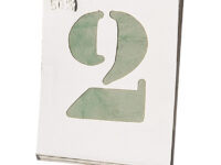 Numeración para rotular tipografía Egyp