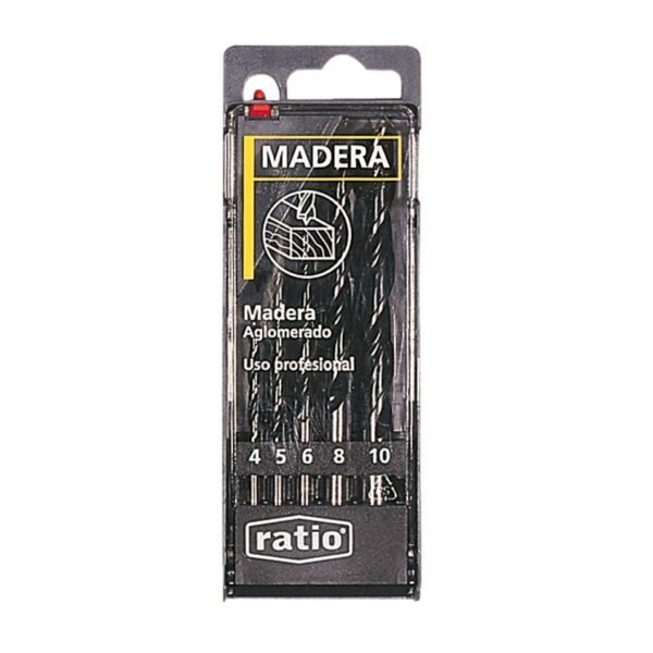 Set 5 brocas madera RATIO