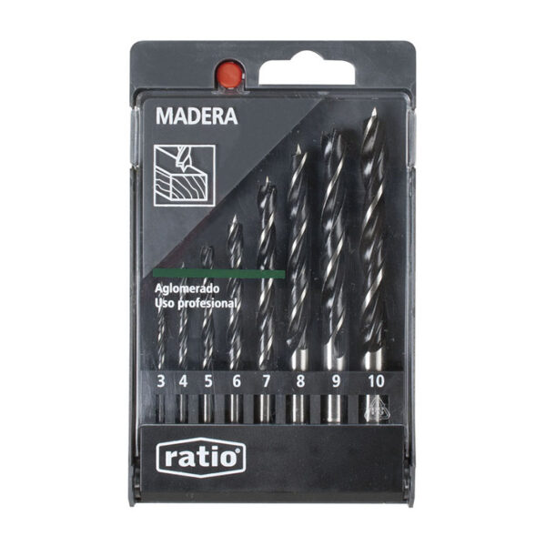 Set 8 brocas madera RATIO 1588