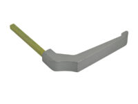 Manilla carpintería aluminio ALMA 107.