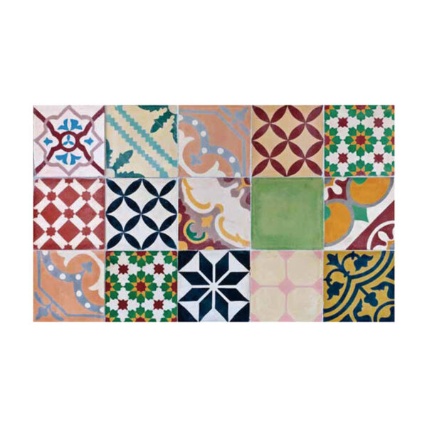 Alfombra vinílica decorativa Croma.
