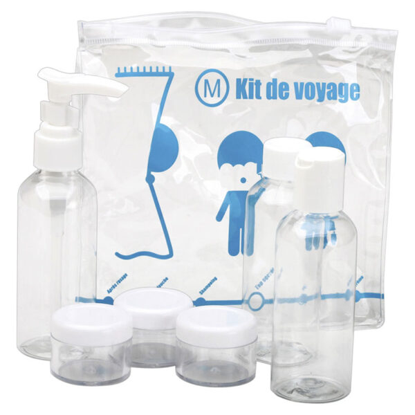 Kit de frascos y botes de viaje