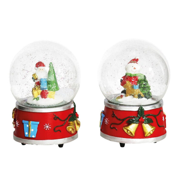 Bola nieve Santa Claus.