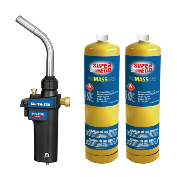 Soldador Super Ego Pro-Fire con 2 cartuchos
