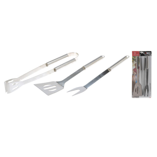 Accesorios barbacoa acero inox 3 en 1