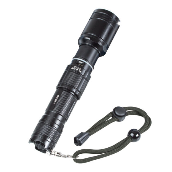 Linterna recargable RATIO R600BS.