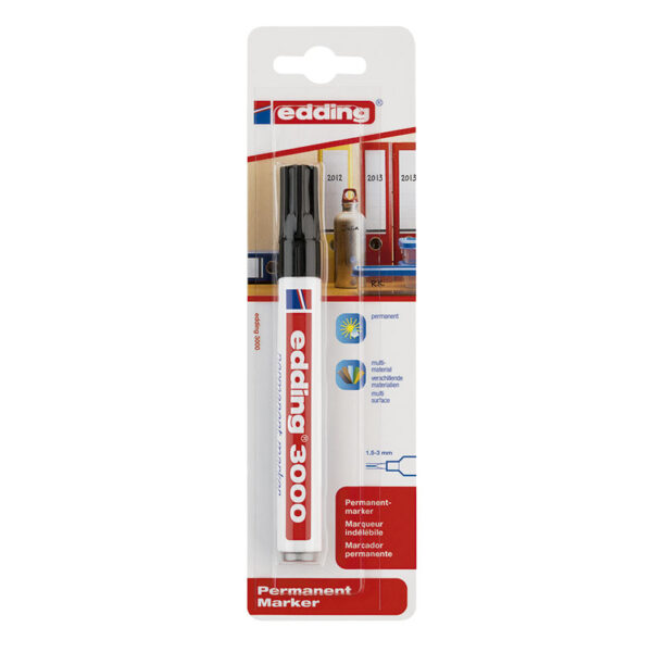 Rotulador permanente EDDING 3000.