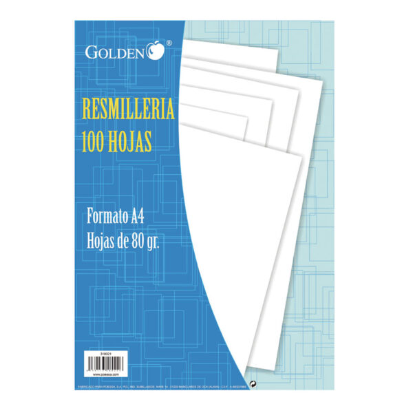 Hojas papel folio DIN-A4