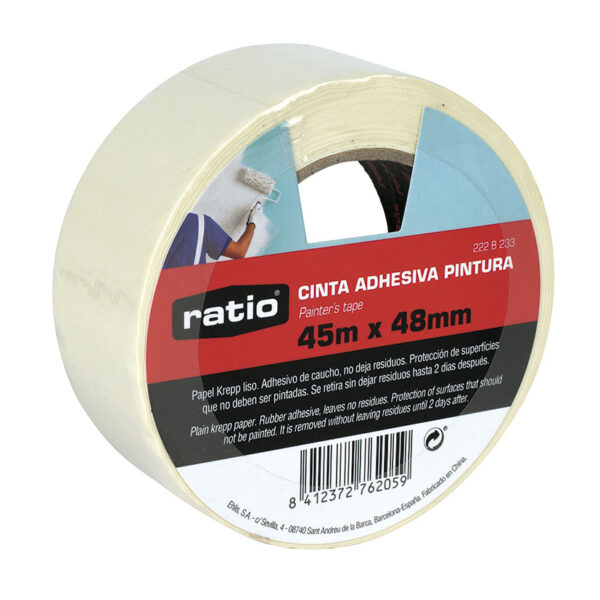 Cinta adhesiva de pintor RATIO.