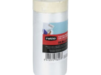 Cinta adhesiva de pintor RATIO con plástico protector