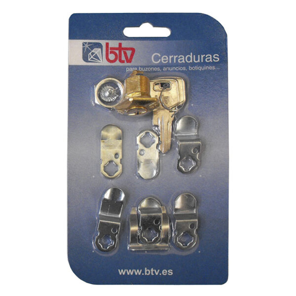 Set cerradura y pala buzones BTV.