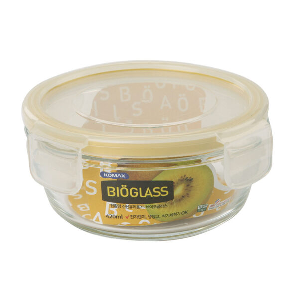 Fiambrera hermética cristal KOMAX Bioglass.
