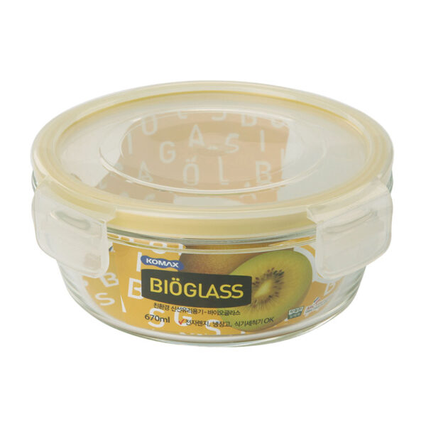 Fiambrera hermética cristal KOMAX Bioglass.