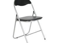 Silla metálica plegable