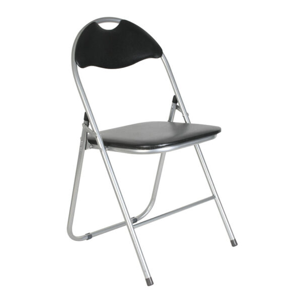 Silla metálica plegable