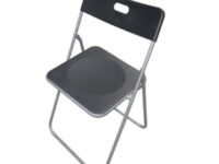 Silla metálica plegable