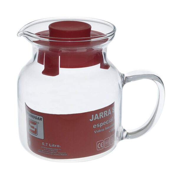 Jarra vidrio borosilicato TECNHOGAR