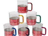 Taza mug vidrio borosilicato TECNHOGAR