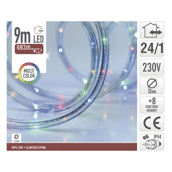Kit 9 m manguera decorativa microLed para exterior