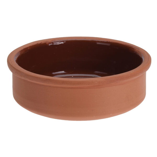 Cazuela terracota con interior esmaltado.