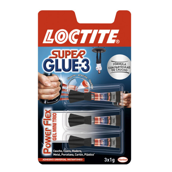 Adhesivo instantáneo LOCTITE Super Glue-3 Power Gel.