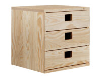 Sistema estantería modular de madera