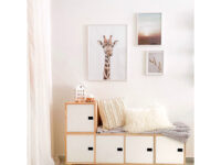 Sistema estantería modular de madera