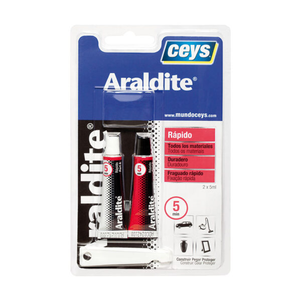 Adhesivo CEYS Araldite rápido.