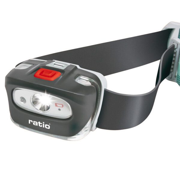 Linterna frontal recargable para gorras RATIO CapLight 5479.
