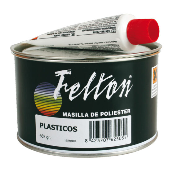 Masilla poliéster FELTON para plásticos.