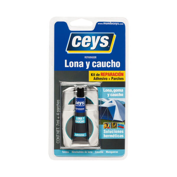Adhesivo reparador CEYS lona y caucho.