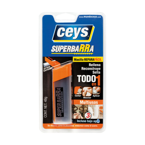Masilla reparadora CEYS superbarra multiusos.
