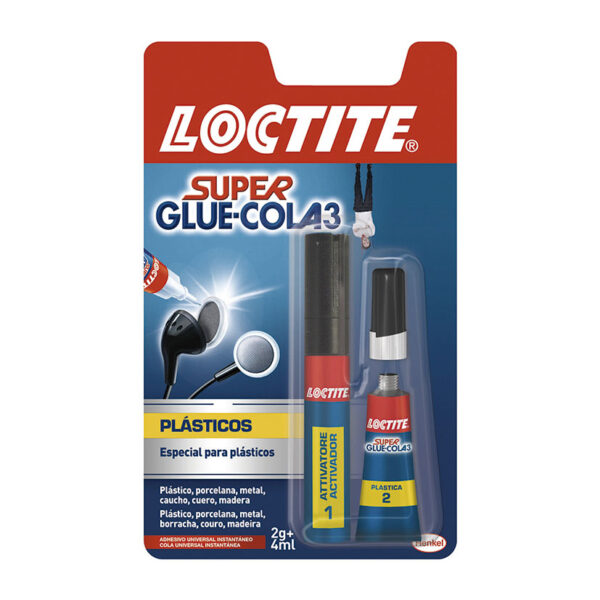 Adhesivo instantáneo LOCTITE Super Plastics.