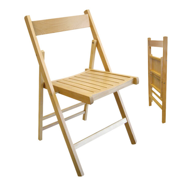 Silla madera plegable