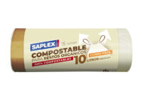Bolsa basura SAPLEX 100% compostable.
