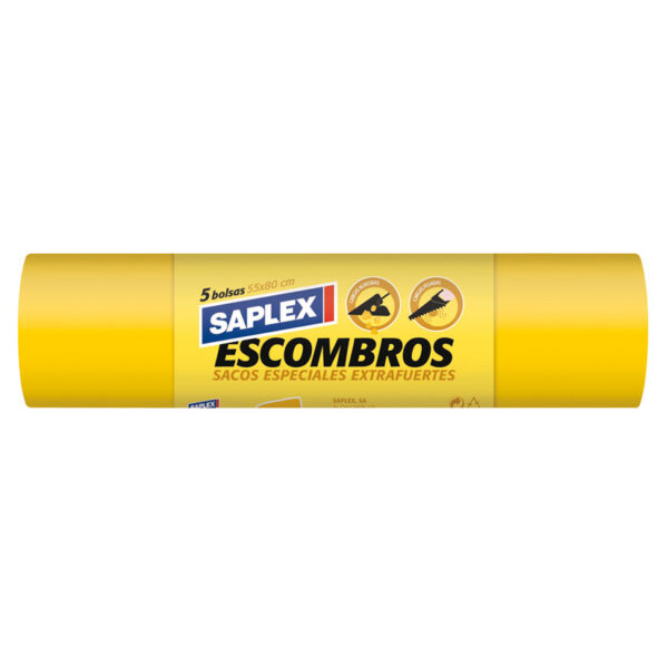 Saco escombros plástico SAPLEX.