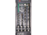 Set 4 brocas piedra SDS-Plus RATIO