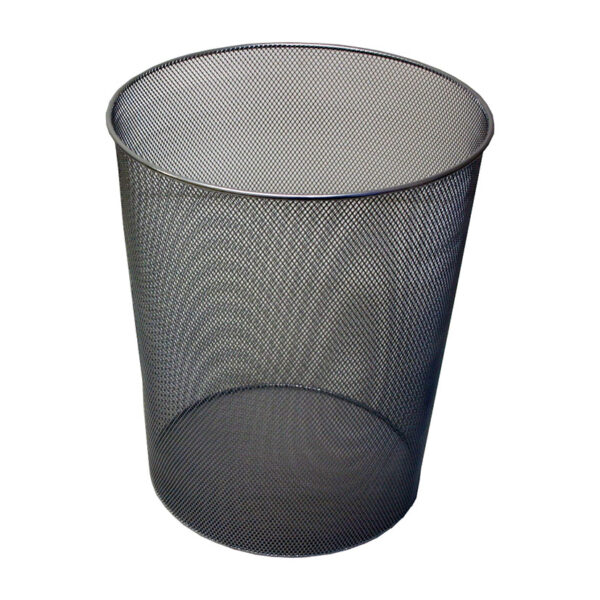 Papelera rejilla metálica