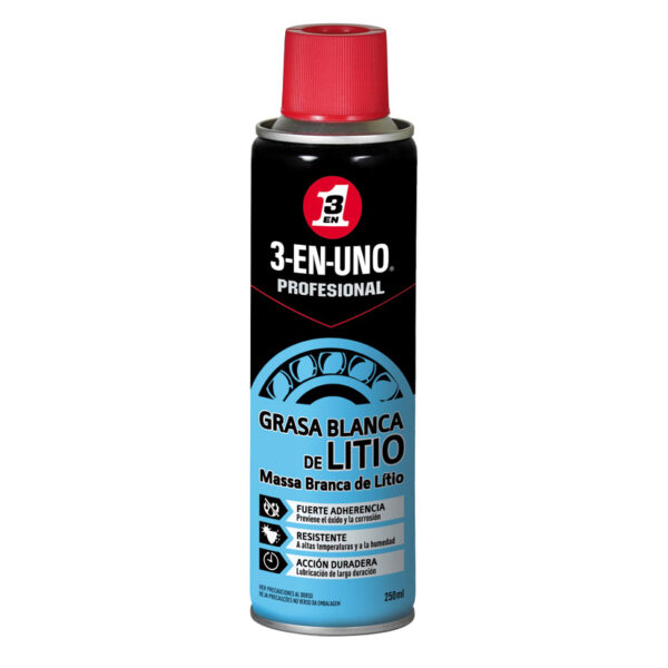 Grasa blanca litio spray 3-EN-UNO