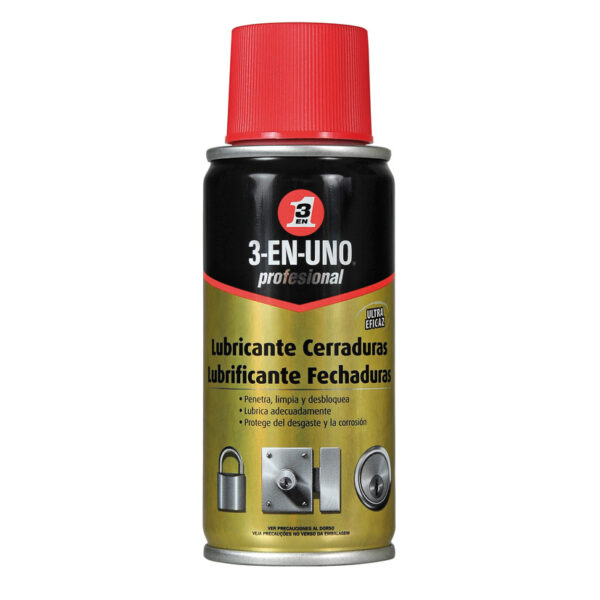 Lubricante especial cerraduras 3-EN-UNO.