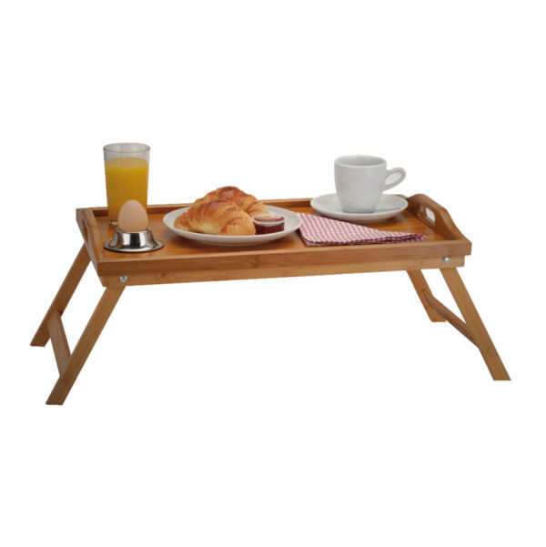 Bandeja plegable bambú