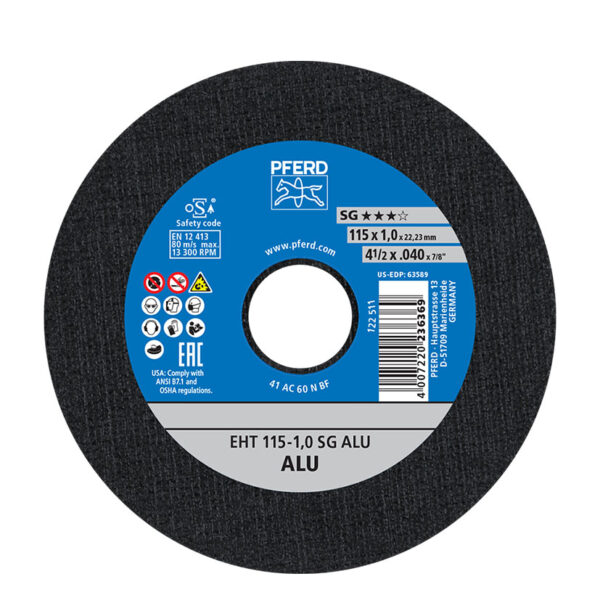 Disco corte aluminio PFERD EHT