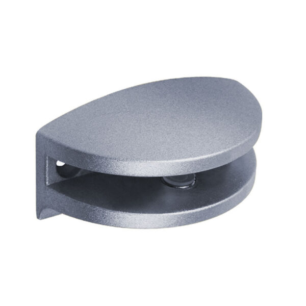 Soporte metálico ovalado estante cristal EHL