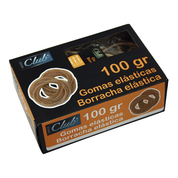 Goma elástica.