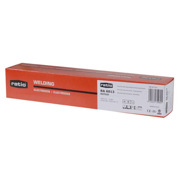 Electrodos soldadura rutilo caja RATIO