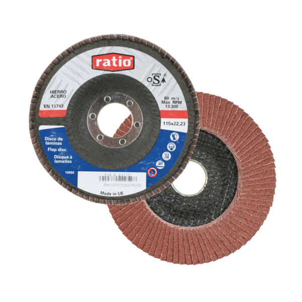 Disco abrasivo láminas RATIO hierro/madera
