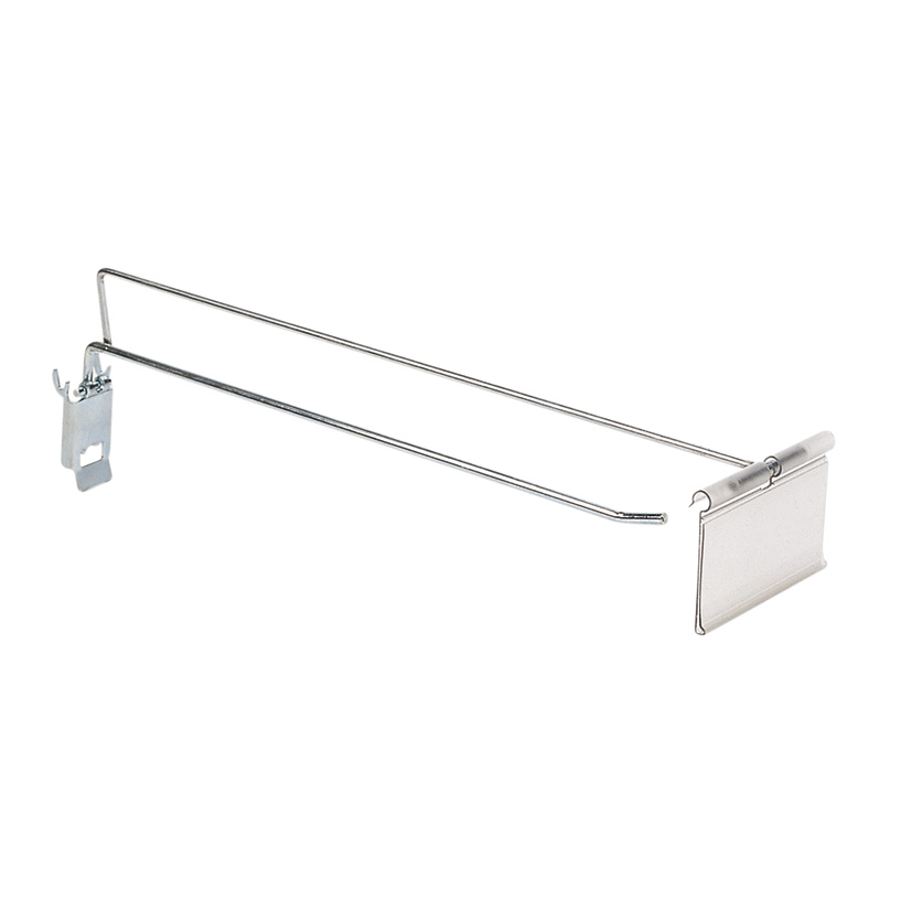 Gancho etiquetero para panel perforado